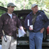 Steve Roberts and Mike Stump at Cumberland Mountain State Park Foray, Crossville, Oct. 2009
